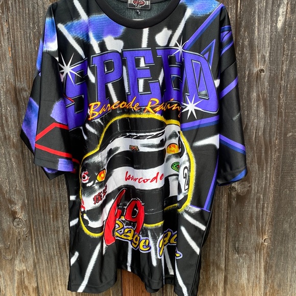 Barcode Speed Racing 69 Road Rage Racer Shirt - Picture 2 of 13